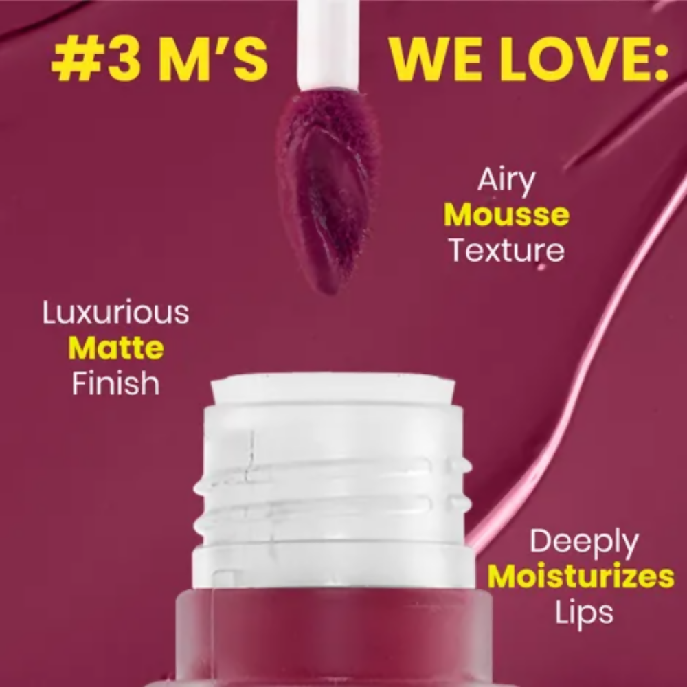 NY Bae Velvet Mousse Liquid Lipstick - Passionate Plum 03