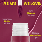 NY Bae Velvet Mousse Liquid Lipstick - Passionate Plum 03