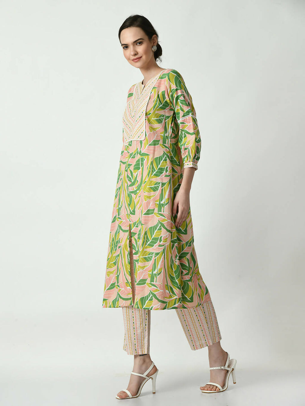 Myshka Women's Multi A-Line Printed Kurta