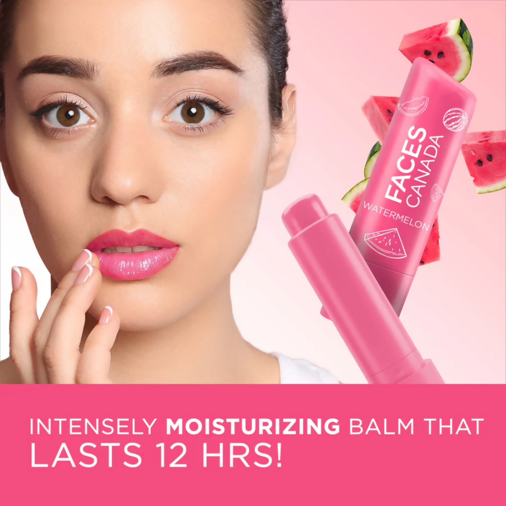 Faces Canada Vitamin C Lip Balm - Watermelon - Distacart