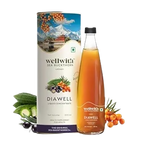 Wellwith DiaboWin (Diawell) Karela & Jamun Juice with Seabuckthorn - Distacart