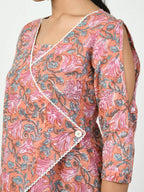 Myshka Women's Multi Floral Printed A-Line Dress - Distacart