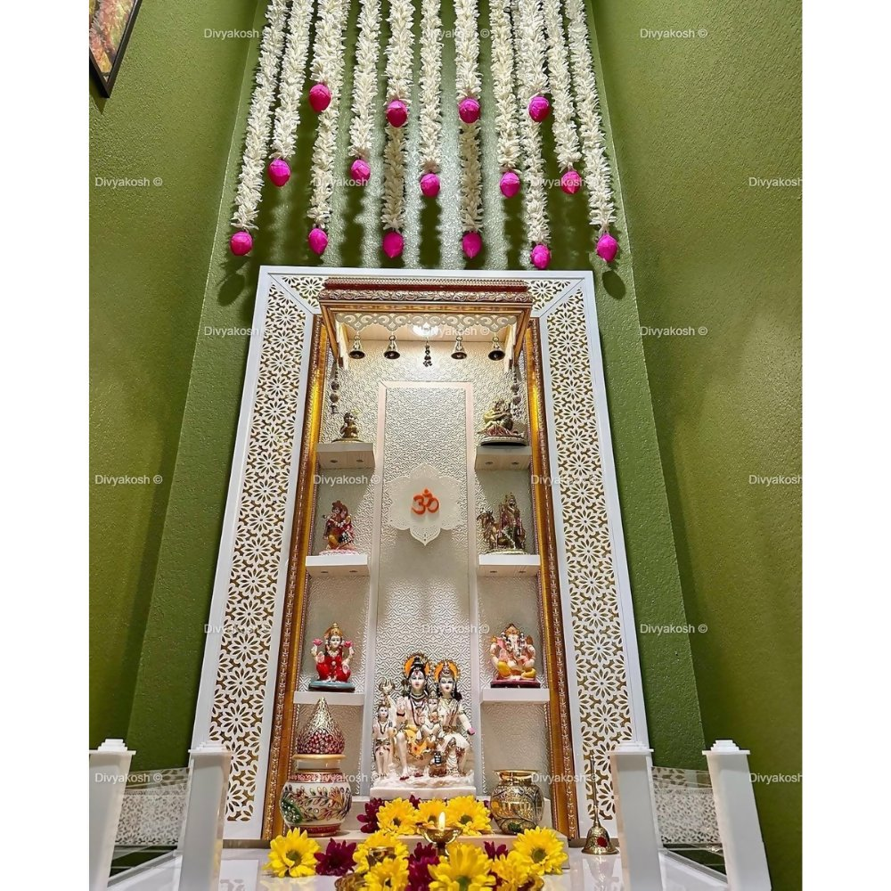 Divyakosh Jasmine Flowers with Lotus Budds for Home Decoration