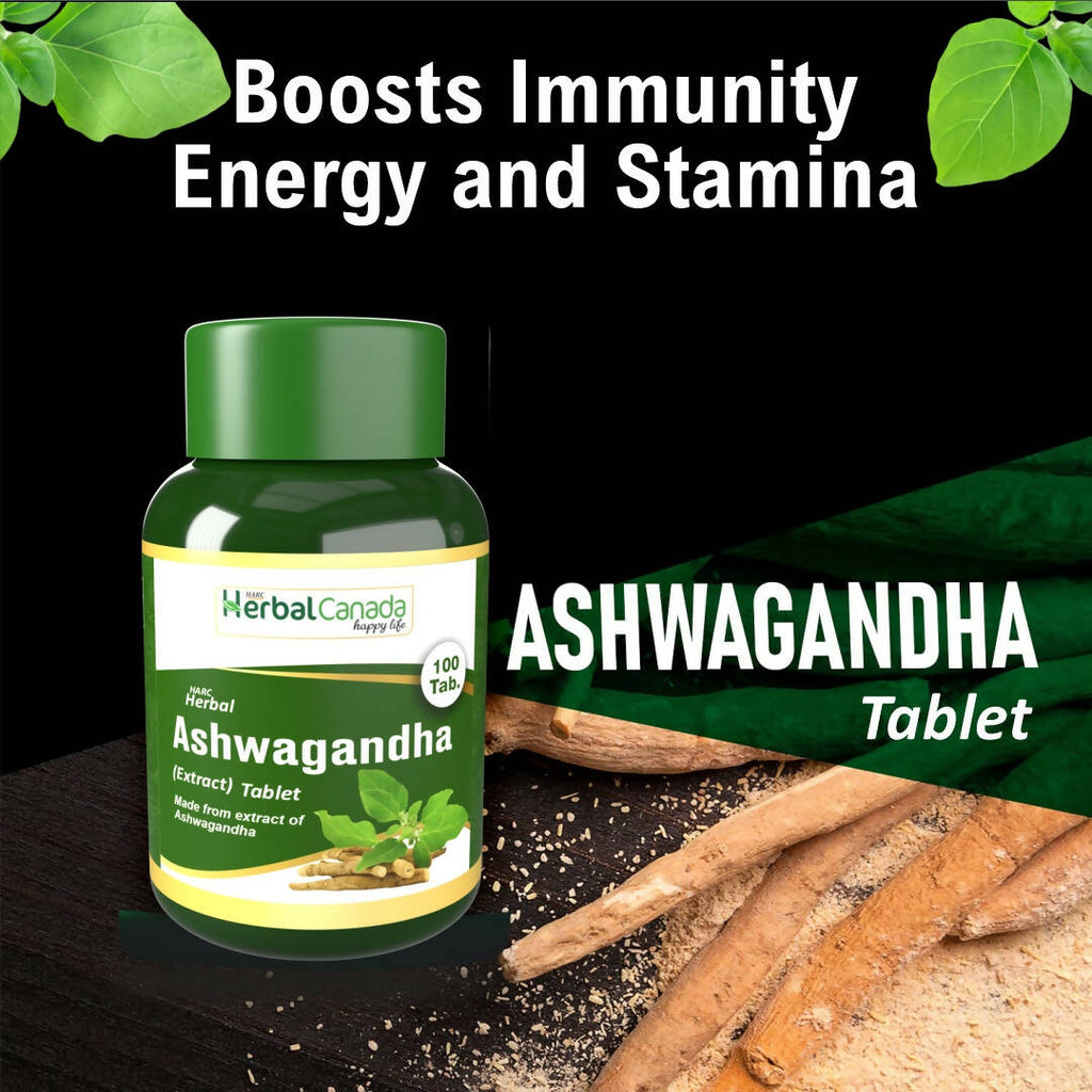 Herbal Canada Ashwagandha Extract Tablets - Distacart