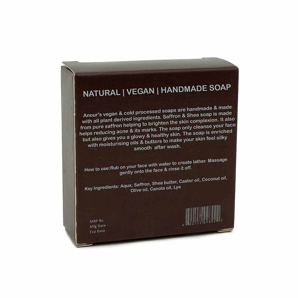 Anour Saffron & Shea Vegan Face Soap