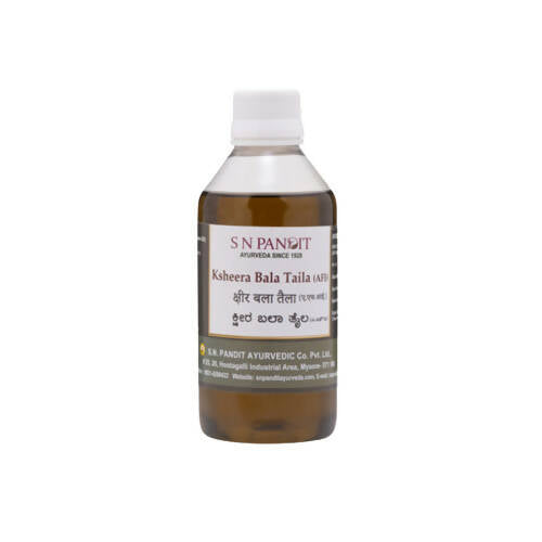 S N Pandit Ayurveda Ksheera Bala Taila - Distacart