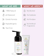 AreoVeda Baby Wash and Cream Combo