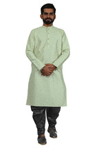DEIANA'S Fancy Black Dhoti Embroidery kurta Set For Men's (Pista)