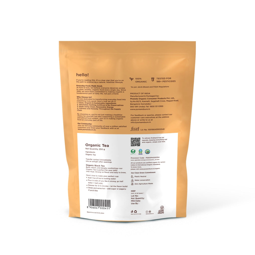Pure & Sure Organic Tea Powder - Distacart