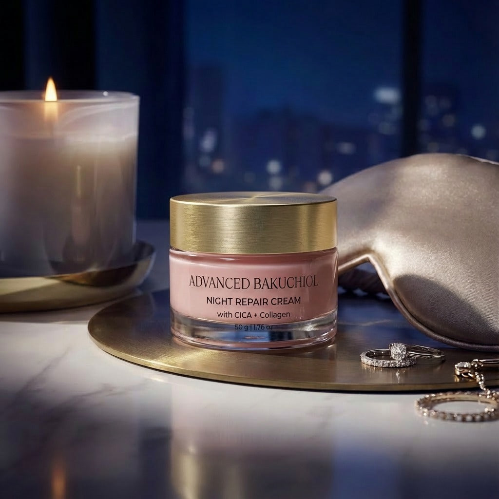 VedicDerm Olive Squalene Age Defying Night Cream with 24K Gold & Ceramides - Distacart