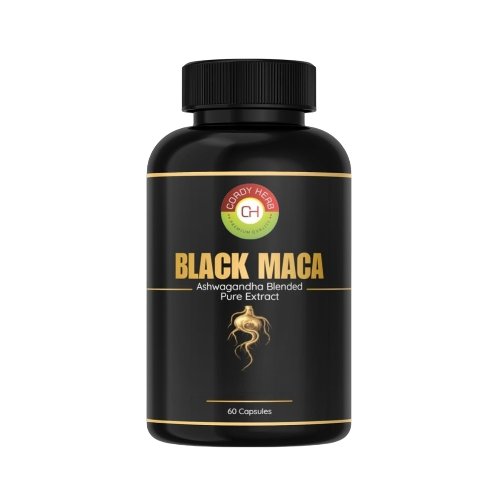 Cordy Herb Black Maca Ashwagandha Extract Capsules