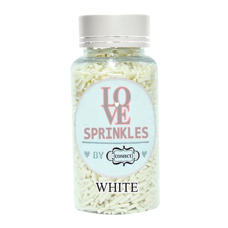 Confect White Vermicelli Sprinkles