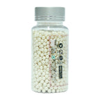 confect white disco balls sprinkles 4 mm 120 gms