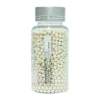 confect white disco balls sprinkles 5 mm 120 gms