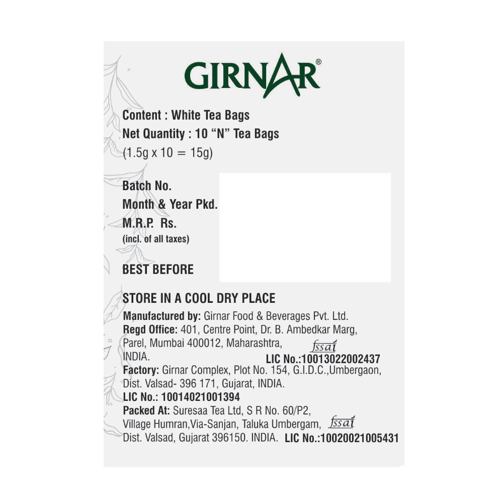 Girnar White Tea - Distacart