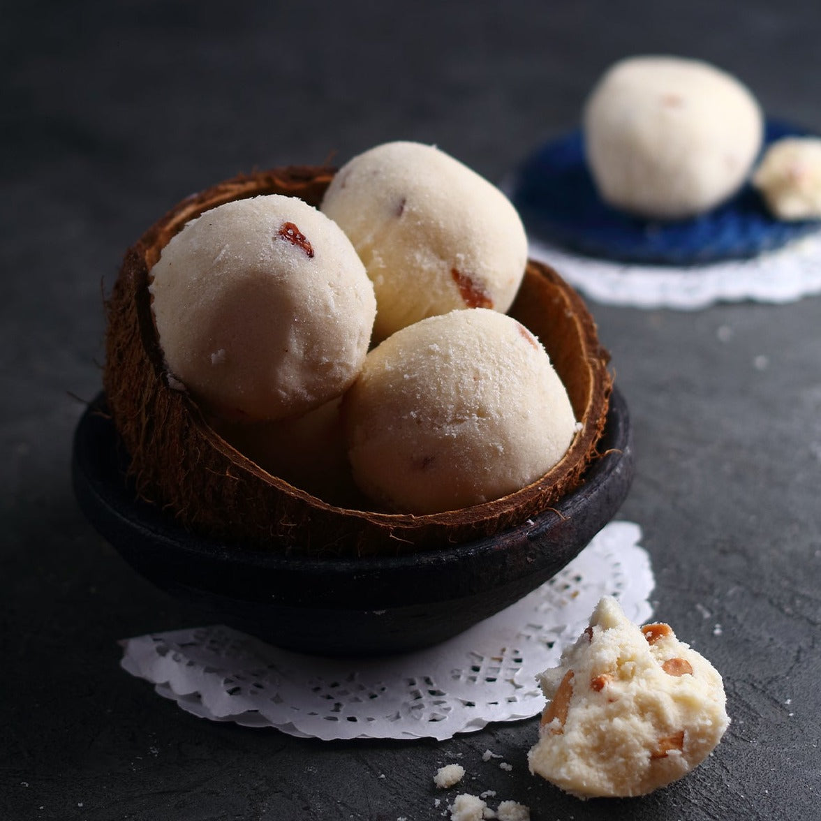Almond House White Laddu - Distacart