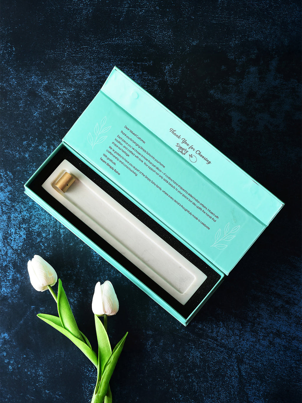 Simply Soho Sattva Marble Incense Holder