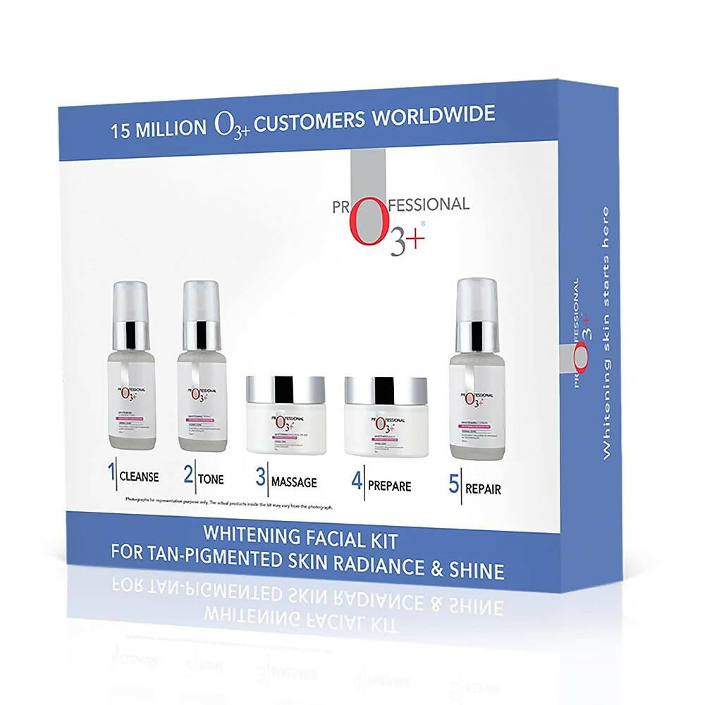 Professional O3+ Whitening Facial Kit for Tan-Pigmented Skin - Distacart