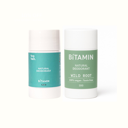Bitamin Natural Wild Root, Seasalt Deodorant Roll On