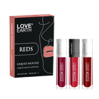 Love Earth Liquid Mousse Matte Lipstick - Reds