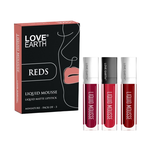 Love Earth Liquid Mousse Matte Lipstick - Reds