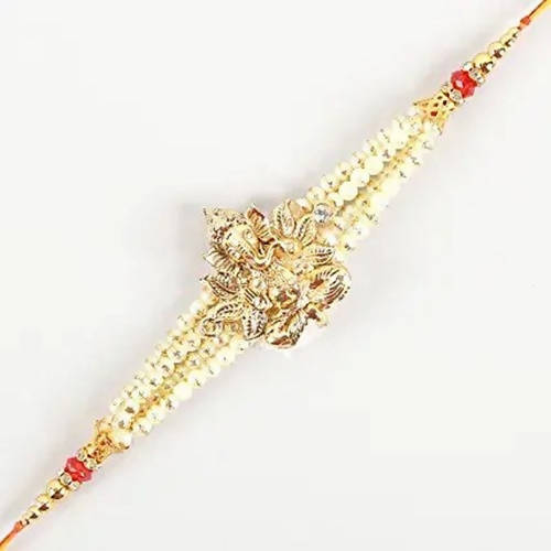 Ganesha Blessings Rakhi & Soan Papdi - Distacart