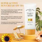 The Face Shop Natural Sun Eco Super Active Sun Cream - Korean Skincare