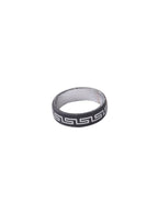 NVR Men's Silver Metal Ring