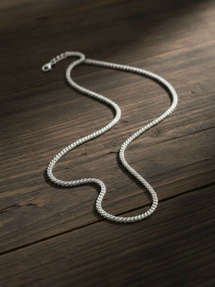 NVR Men's Silver Plated Stainless Steel Chain - Distacart