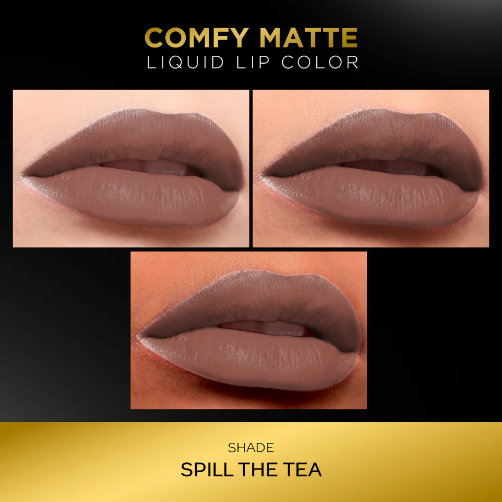 Faces Canada Comfy Matte Liquid Lipstick - Spill The Tea 29