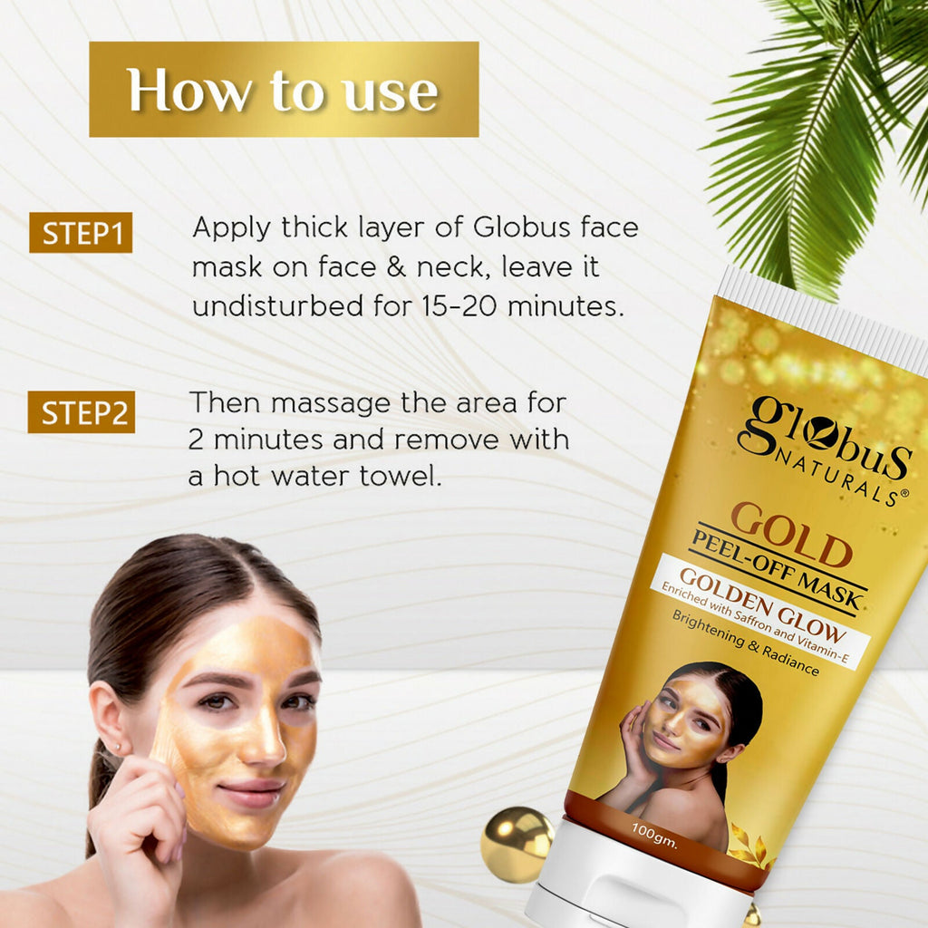 Globus Naturals Gold Peel Off Mask