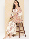 Yufta Women Printed Pure Cotton Ethnic Co-Ords