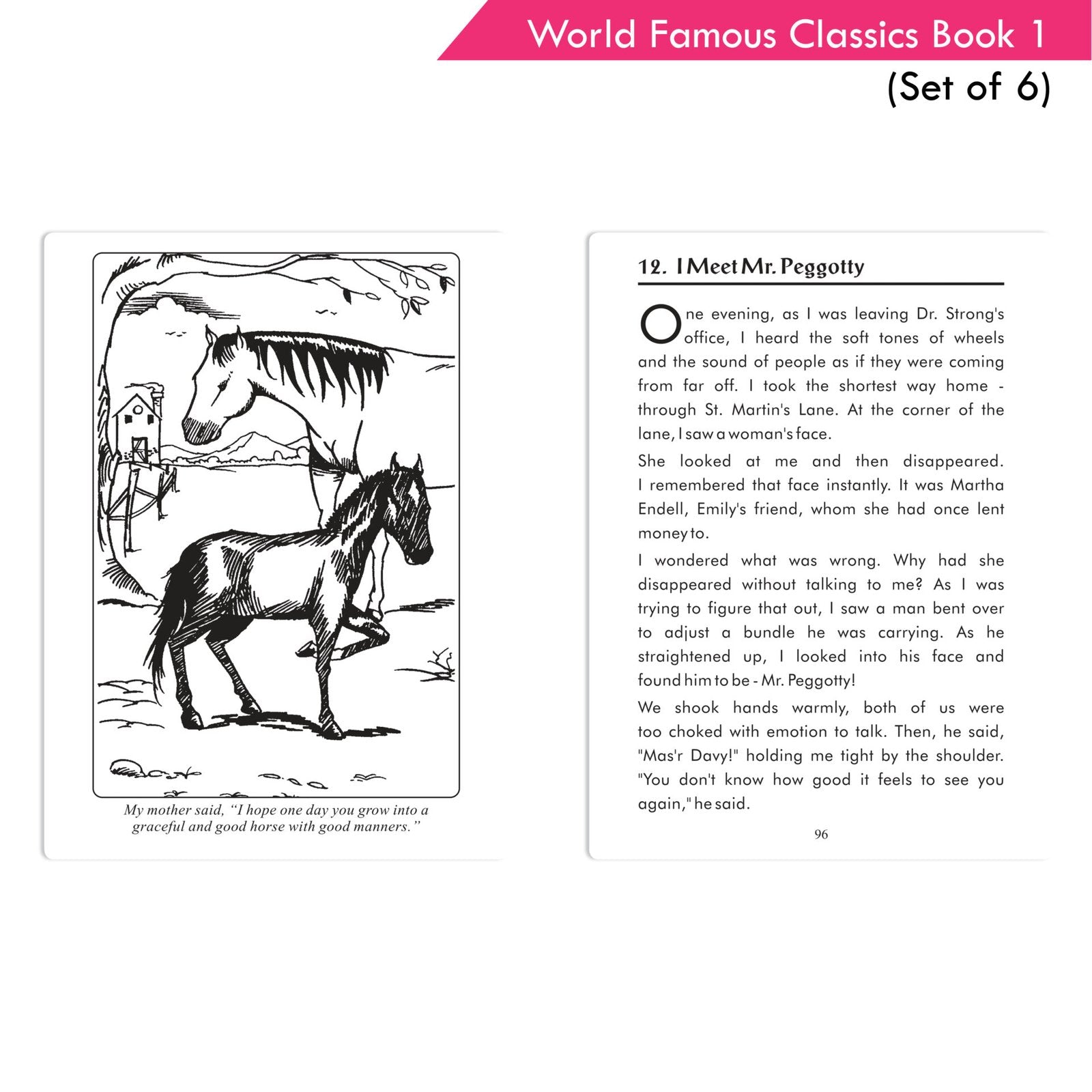 World Famous Classics Book 1 (Set of 6)| Ages 8-15 Year - Distacart