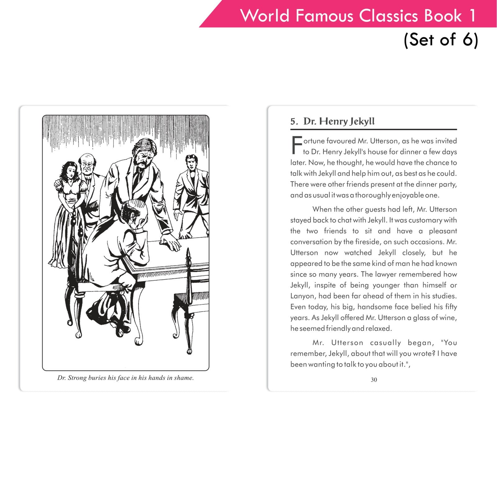 World Famous Classics Book 1 (Set of 6)| Ages 8-15 Year - Distacart