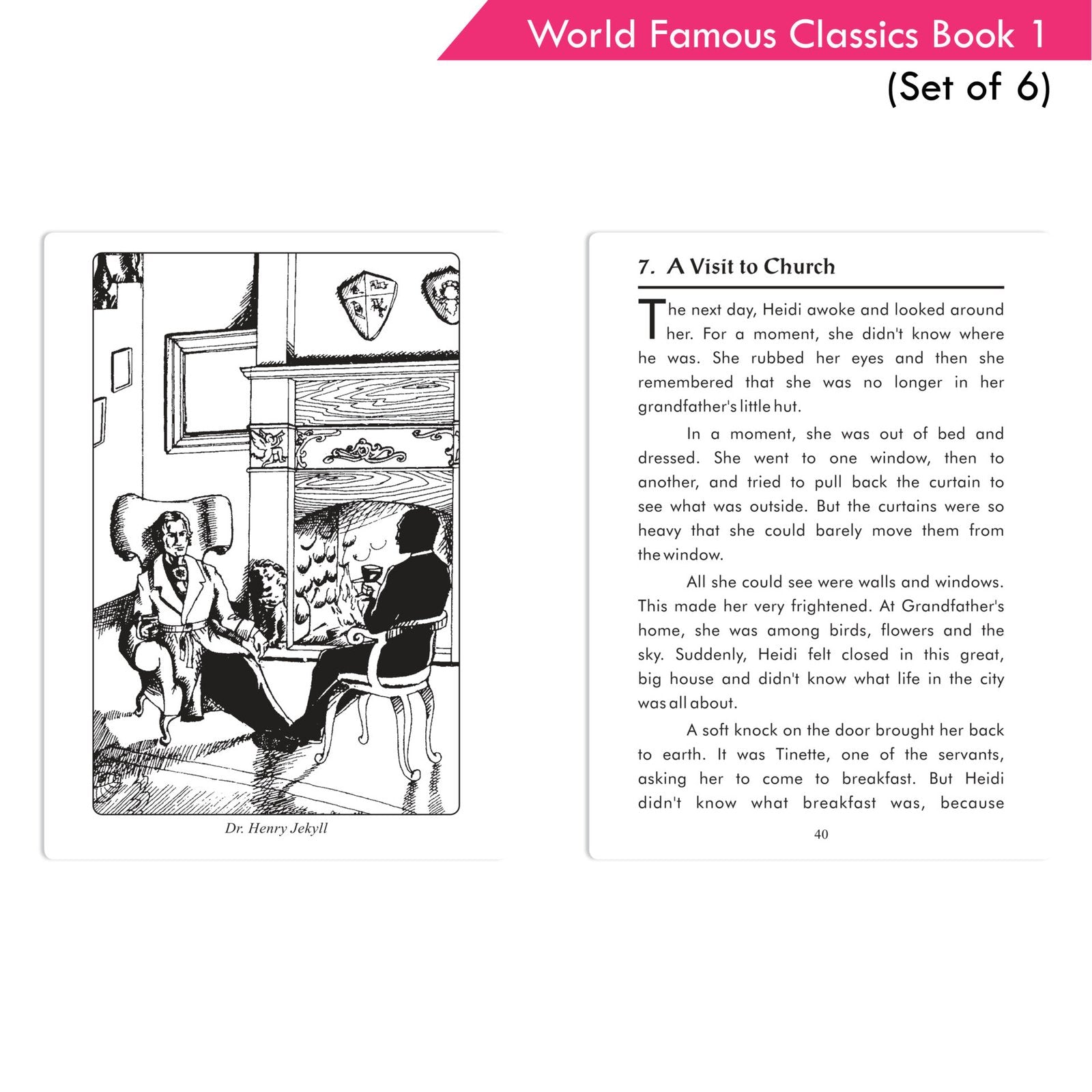 World Famous Classics Book 1 (Set of 6)| Ages 8-15 Year - Distacart