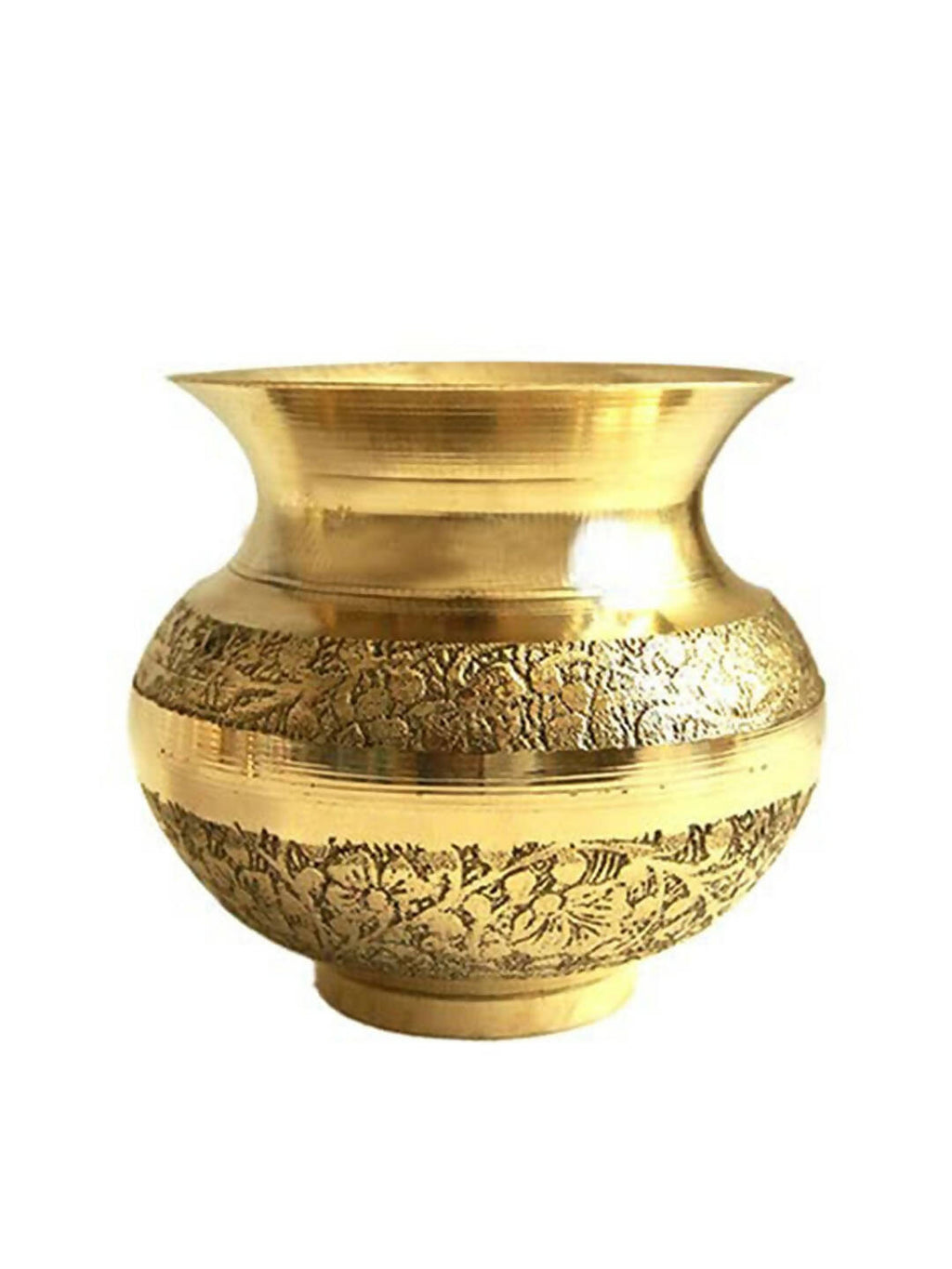 PujaNPujari Gold-Toned Brass Pooja Kalash Lota