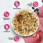 Munchilicious Muesli - Fruit & Nut, 75% Nuts, Grains, Seeds, Fruits & Berries