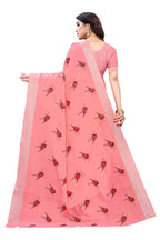 Vamika Peach Chanderi Designer Saree (SERIN PEACH) - Distacart