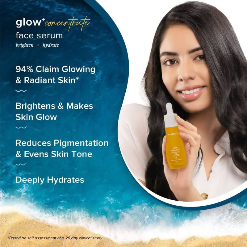 Aqualogica Glow+ Concentrate Face Serum With Hyaluronic Acid & Vitamin C