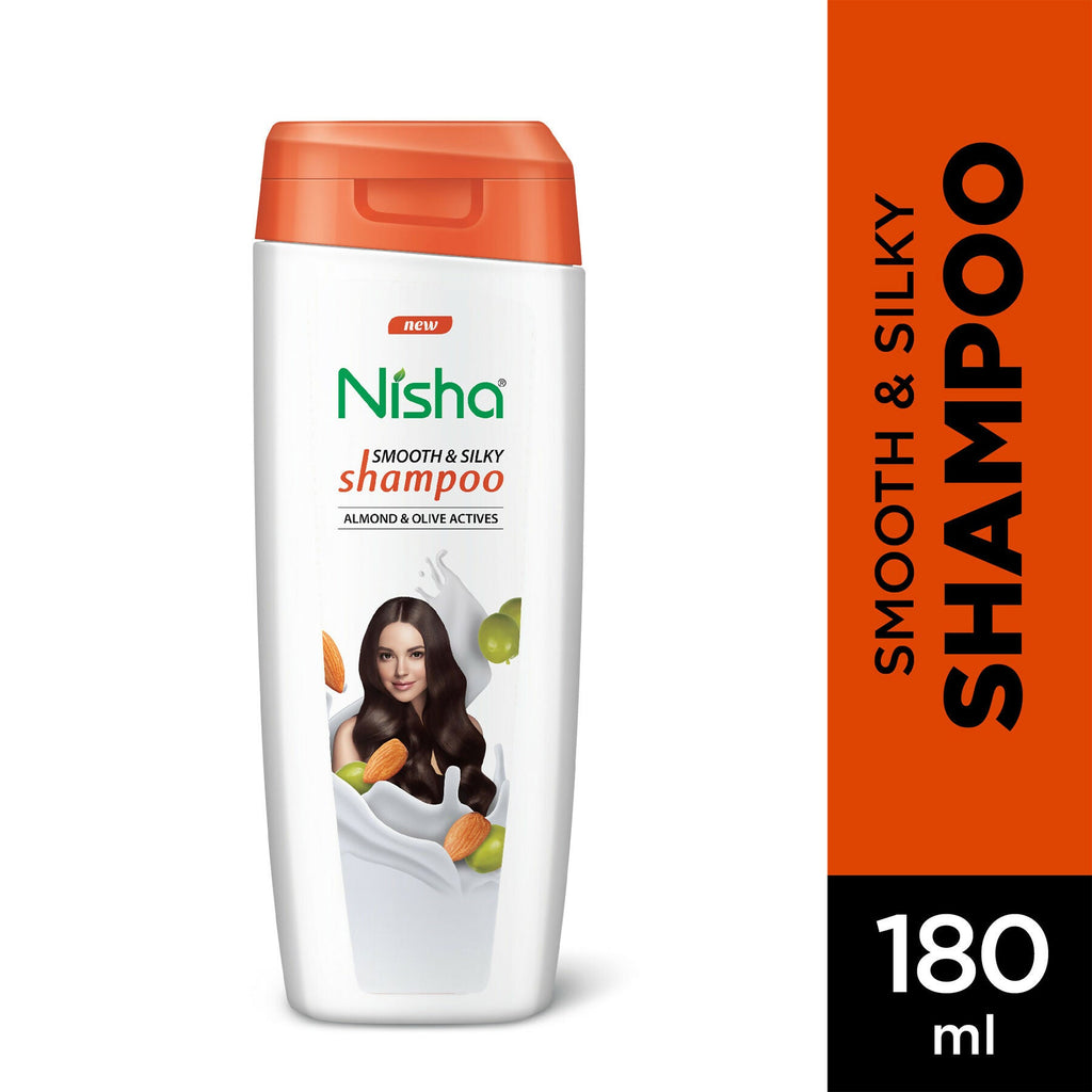Nisha Almond And Olive Shampoo For Women & Men - Distacart