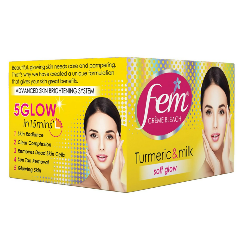 Fem Fairness (Turmeric&Milk) Creme Bleach - Distacart