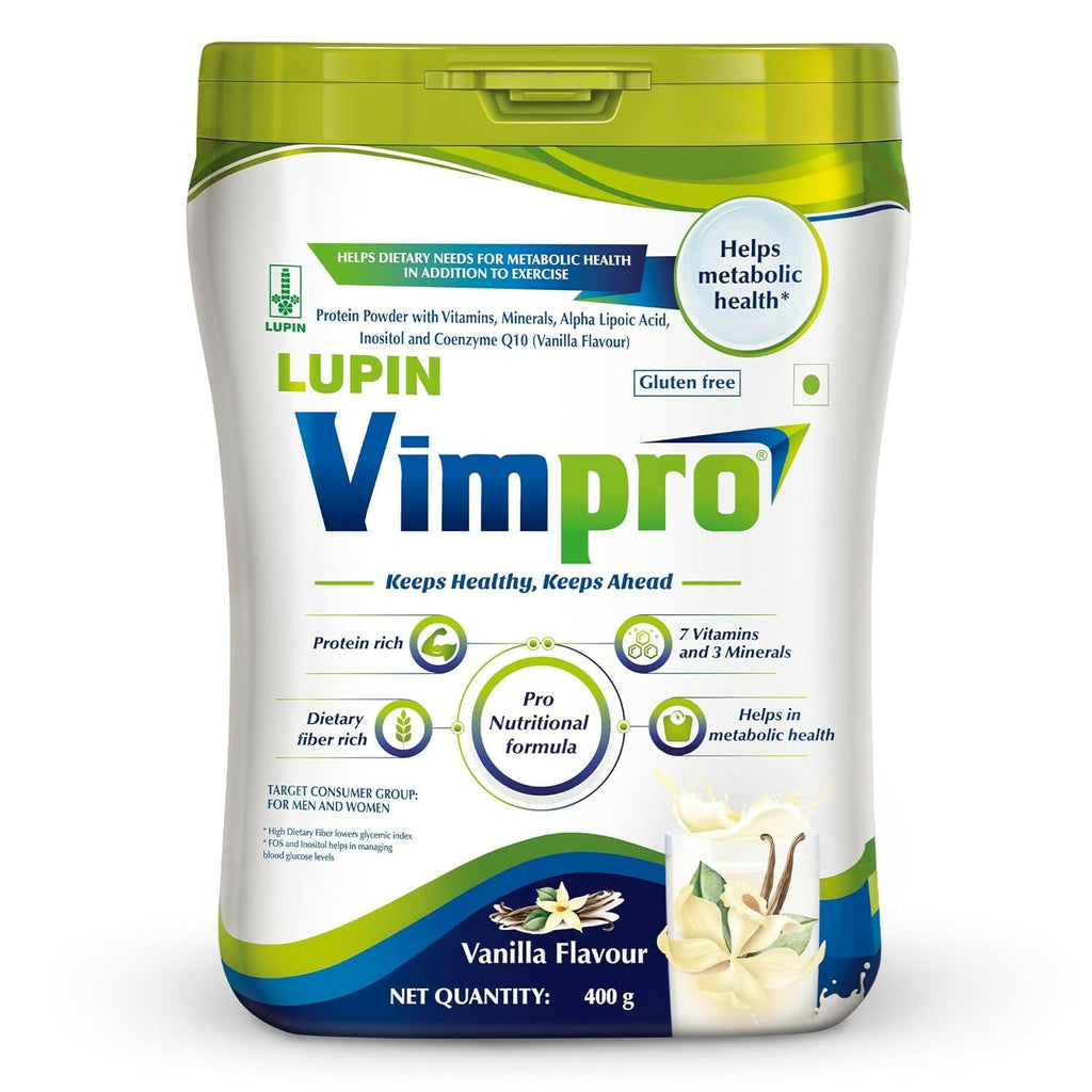 Lupin Vimpro Nutritional Vanilla Protein Powder - Distacart