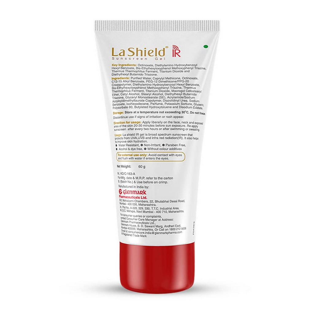 La Shield IR SPF 30 PA +++ Mineral Sunscreen Gel