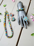 Inhanns Rangshine 4-In-1 Crystal Glam Set - Handmade - Multicolor