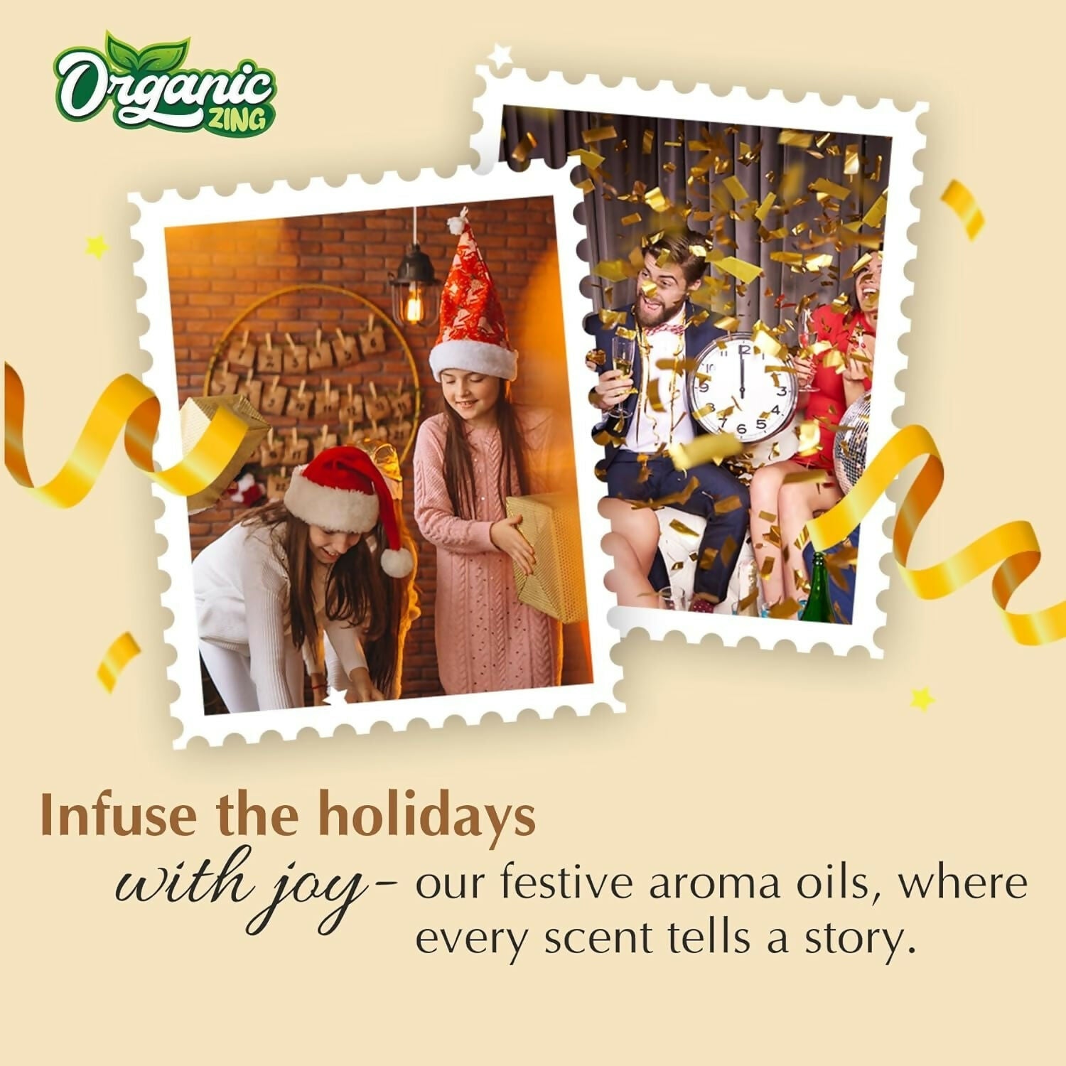 Organic Zing Pine Aroma & Diffuser Oil for Festive Season