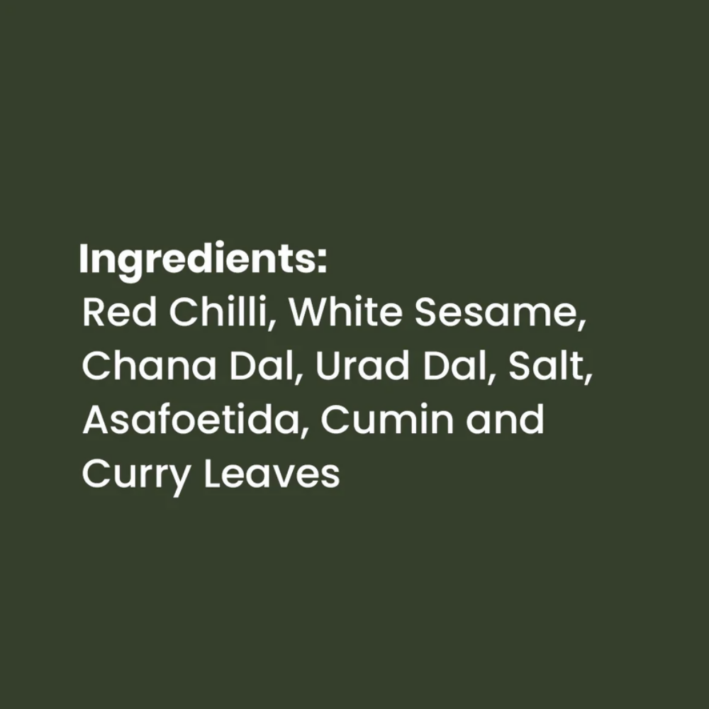 Crista Spices Moolgapodi South Indian Seasoning