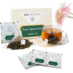 Tea Treasure Spearmint Herbal Tea Bags - Distacart