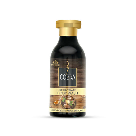 ST.JOHN Cobra Natural Body Wash Jojoba & Argan Oil for Deep Moisture & Radiant, Refreshing Fragrance For All Skin Types