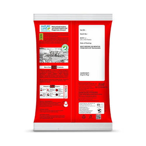 Nature Land Organics Ragi Flour - Distacart