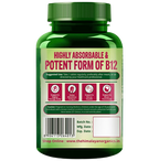 Himalayan Organics Methyl Cobalamin Vitamin B12 Tablets - Distacart